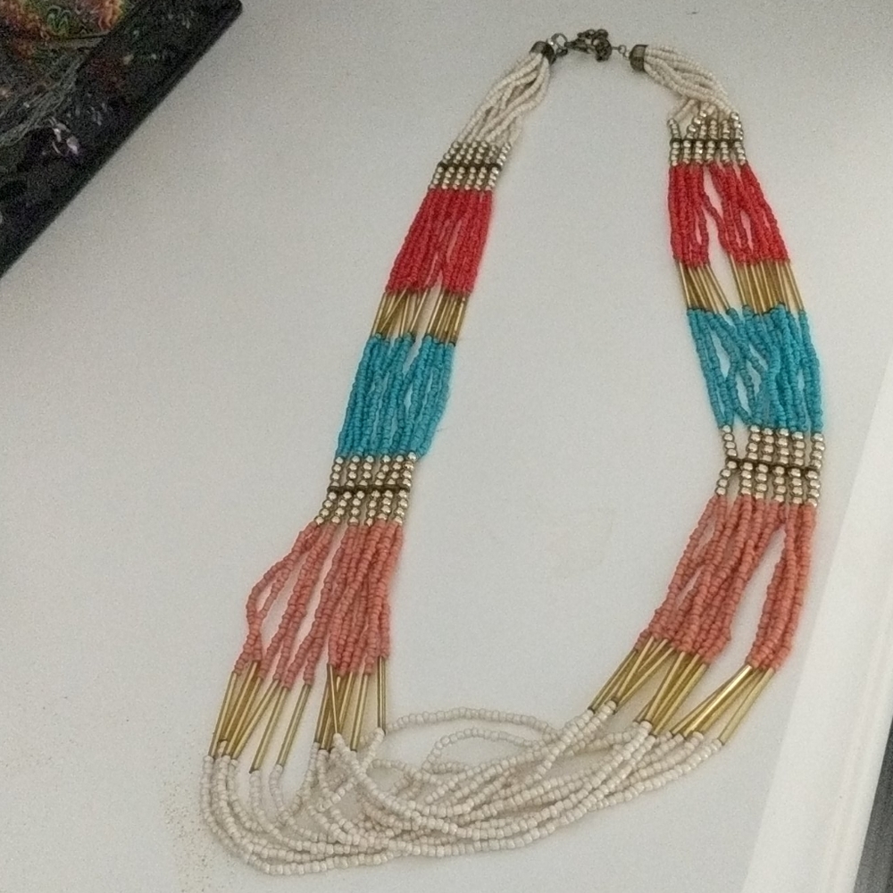 Bohemian beaded stylish necklace